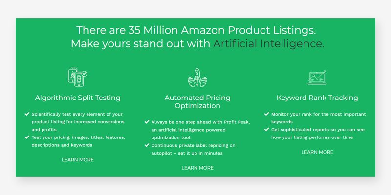 Splitly Amazon Listing Optimization Software for Private Label Sellers in the use - Bestadvisor