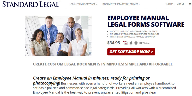 Review of Standard Legal Employee Manual Legal Forms