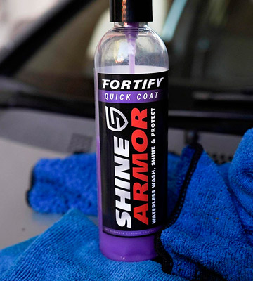 Shine Armor Fortify Quick Coat Ceramic Coating - Car Wax Spray - Waterless Car Wash & Wax - Bestadvisor