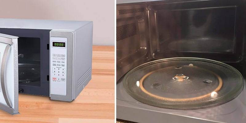 Farberware FMO11AHTPLB Microwave Oven with LED Lighting in the use - Bestadvisor