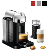 Breville BNV250CRO1BUC1 Nespresso Vertuo Coffee and Espresso Maker with Aeroccino