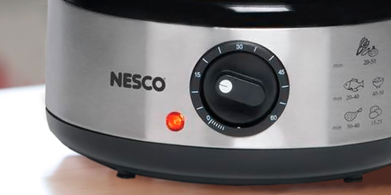 Nesco ST-25P 5-Quart Food Steamer in the use - Bestadvisor
