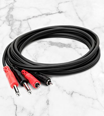 Hosa HOS CPR203 Dual 1/4 inch TS to Dual RCA Stereo Cable - Bestadvisor