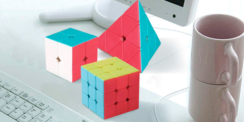 Review of Roxenda Pyramid Cube Bundle Speed Cube Set