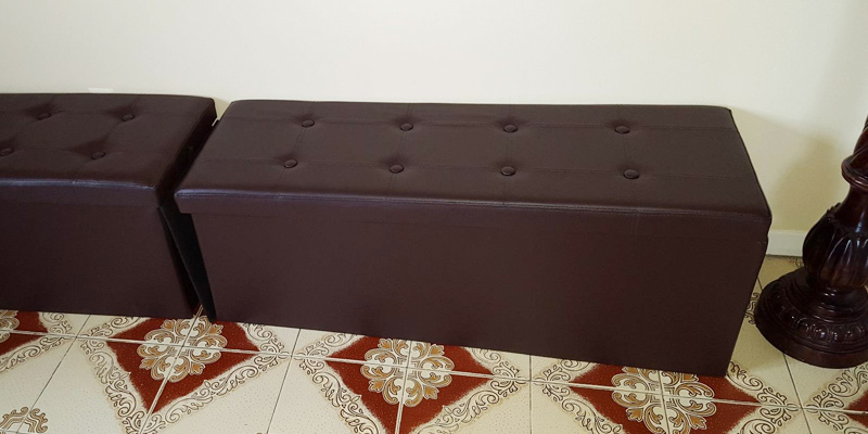Review of SONGMICS Folding Ottoman Bench