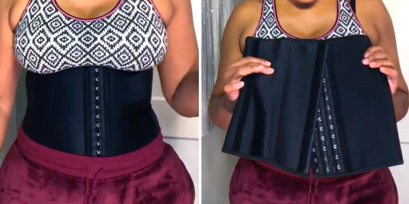 Review of YIANNA plus size Underbust Latex Waist Trainer