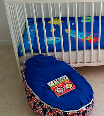 Vesta Baby Baby Bean Bag Chair 3-point Safety Harness For Infants, UNFILLED - Bestadvisor