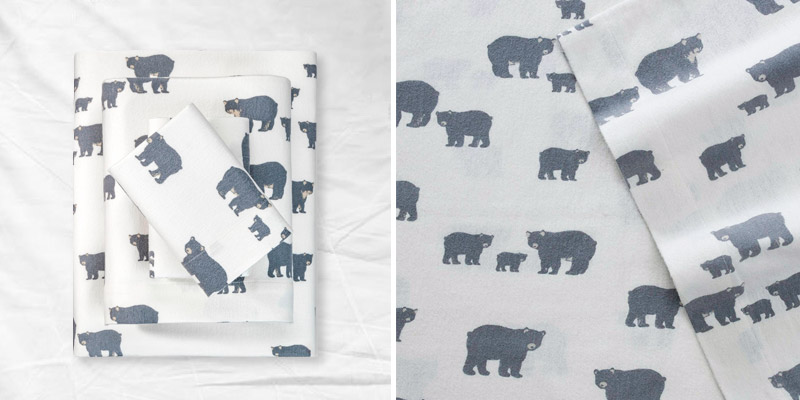 Review of Eddie Bauer Bear Family Flannel Sheet Set