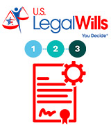 US Legal Wills Legal Will in 3 Easy Steps