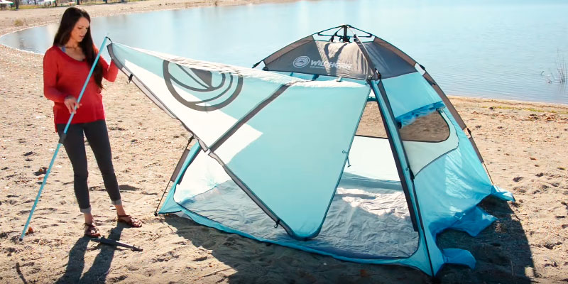 Detailed review of WildHorn Outfitters Sun Escape XL QuickUp Cabana Beach Tent - Bestadvisor