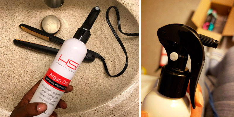Review of HSI PROFESSIONAL Argan Oil Heat Protector spray