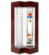 Lily's Home SW997 Admiral Fitzroy's Storm Glass and Galileo Thermometer
