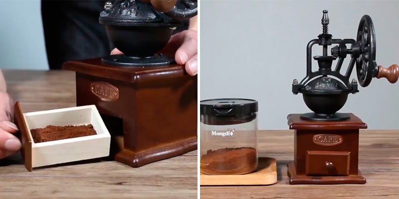Review of IMAVO Vintage Style Wooden Manual Coffee Grinder