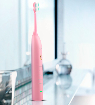 AiyaBrush Sonic Electric Toothbrush (ZR501) 5 Brushing Modes Ipx7 Pink - Bestadvisor