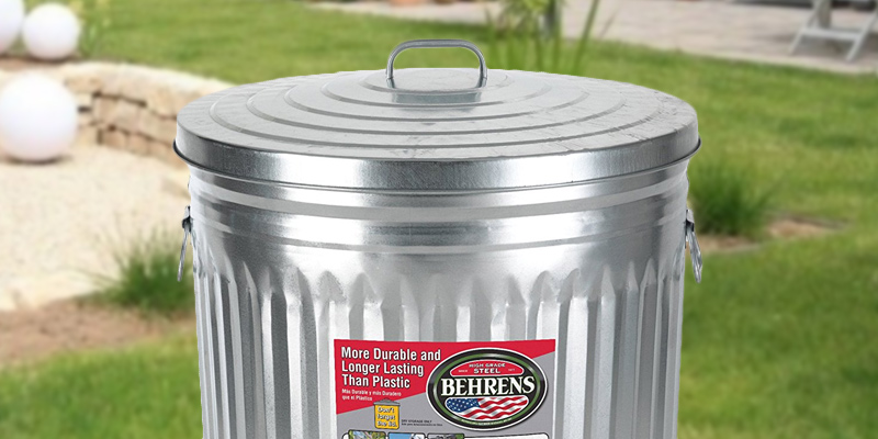 Review of Behrens 1211K Garbage Can With Side Drop Handles