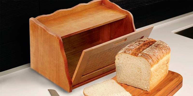 Detailed review of Mountain Woods RBBX Wooden Bread Box & Storage Box - Bestadvisor