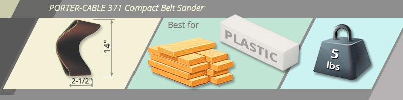 Detailed review of PORTER-CABLE 371 Compact Belt Sander - Bestadvisor