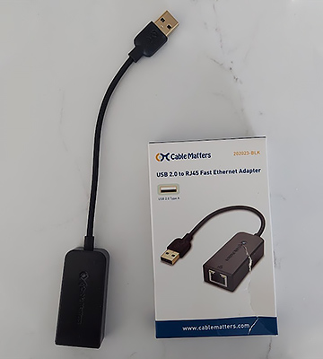 Cable Matters ‎9188 USB to Ethernet Adapter Supporting 10/100 Mbps Ethernet Network - Bestadvisor