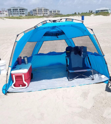 Pacific Breeze Products Easy Up Deluxe XL Beach Tent - Bestadvisor