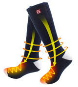 QILOVE 3.7V Heated Socks Electric Rechargeable Battery