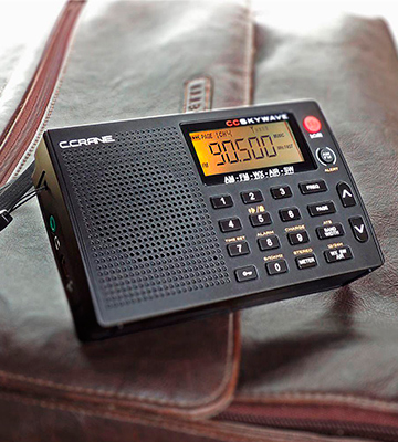 Review of C.Crane FBA_SKWV AM, FM, Shortwave, Weather and Airband Portable Travel Radio with Clock and Alarm
