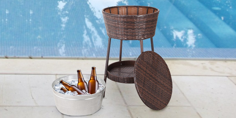 Best Choice Products Wicker Patio Cooler with Tray application - Bestadvisor