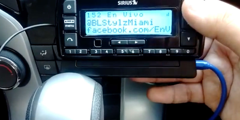 SiriusXM Stratus 7 Satellite Radio in the use