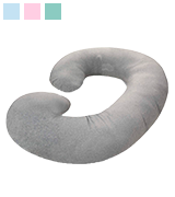 PharMeDoc C Shaped Full Body Pregnancy Pillow with Jersey Cover
