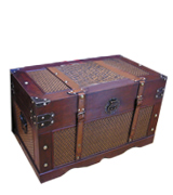 Styled Shopping Boston Wood Chest Steamer Trunk