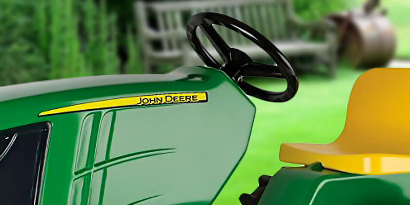 TOMY John Deere Plastic Pedal Tractor Green in the use - Bestadvisor
