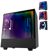 NZXT H500i (CA-H500W-B1) Compact ATX Mid-Tower PC Gaming Case Tempered Glass Panel