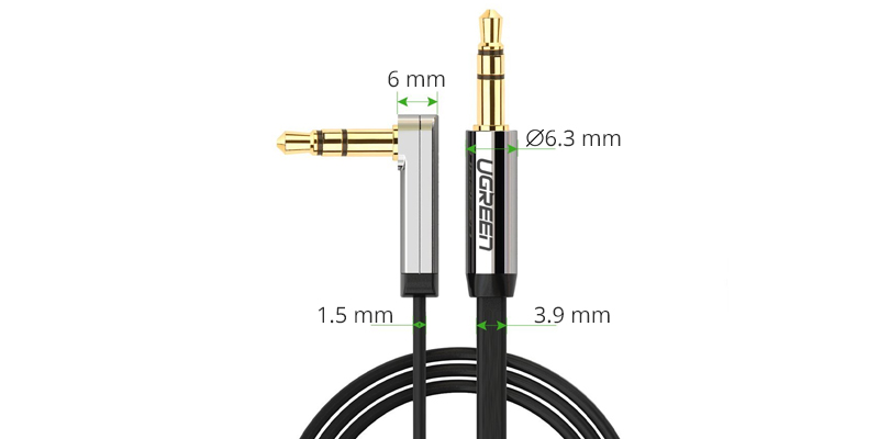 Detailed review of UGREEN Right Angle Auxiliary Cable - Bestadvisor