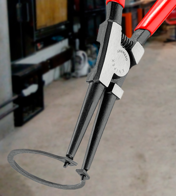 KNIPEX Tools 4611A3 External Straight Retaining Ring Pliers, 8.25-Inch - Bestadvisor