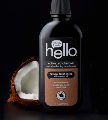 Hello Oral Care Naturally friendly Activated Charcoal Teeth Whitening Fluoride Free Mouthwash - Bestadvisor
