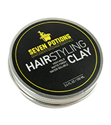 SEVEN POTIONS Matte Finish High Hold Organic Hair Styling Clay