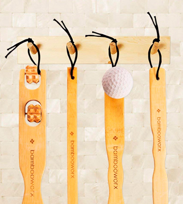 BambooWorx Back Scratcher 4 Piece Traditional Back Scratcher and Body Relaxation Massager Set for Itching Relief - Bestadvisor
