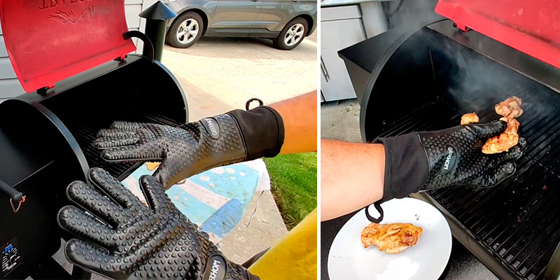 Review of GEEKHOM Silicone Grilling Gloves