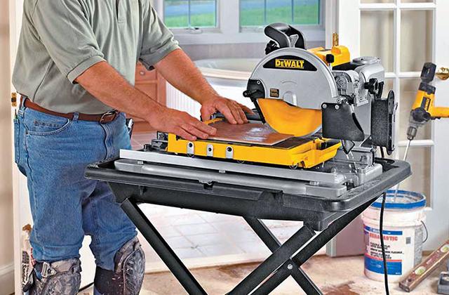 Comparison of Wet Cutting Tile Saws for Professional Tilers and Do-It-Yourselfers