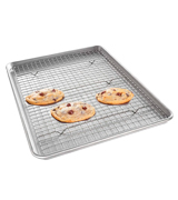 USA Pan 1606CR Half Sheet Baking Pan and Bakeable Nonstick Cooling Rack