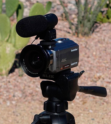 Ansteker 4K Camcorder, 48MP 30FPS Ultra HD WiFi Video Camera IR Night Vision - Bestadvisor