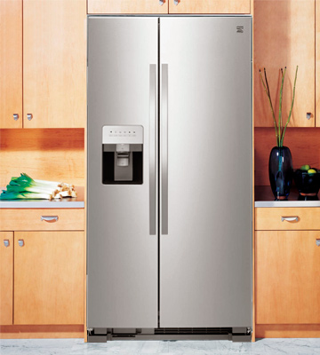 Kenmore 50043 25 cu. ft. Side-by-Side Refrigerator with Water and Ice Dispenser - Bestadvisor