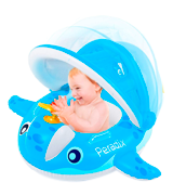 Peradix Inflatable with Canopy Baby Pool Float