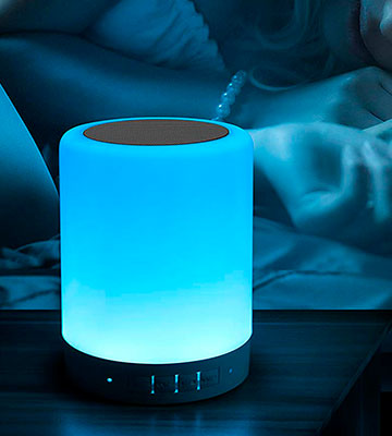 ElecStars Touch Bedside Lamp with Bluetooth Speaker - Bestadvisor
