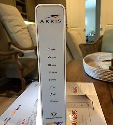 ARRIS SURFboard (SVG2482AC) 24x8 Docsis 3.0 Cable Modem/Telephone/AC1750 Wi-Fi Router - Bestadvisor