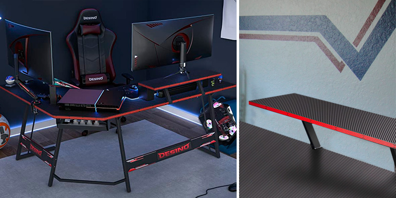 Review of DESINO 60 Inch L Shaped Gaming Desk