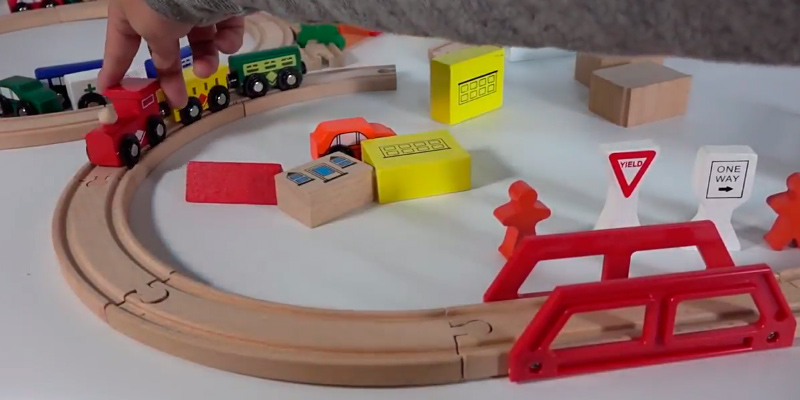 Detailed review of Orbrium Toys Triple-Loop Wooden Train Set - Bestadvisor