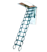 FAKRO 66875 Insulated Steel Scissor Attic Ladder
