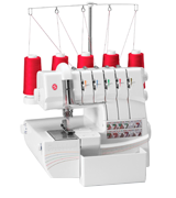 SINGER 14T968DC Professional 5-4-3-2 Thread Overlock with Auto Tension
