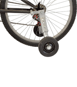 Lumintrail 24” and 26” Heavy Duty Adjustable Bike Training Wheels