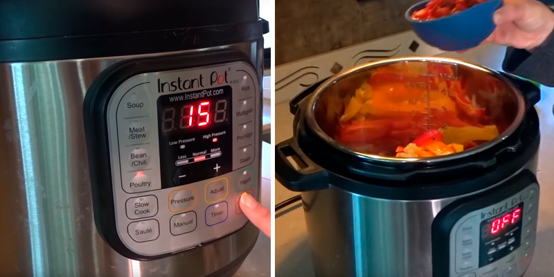 Instant Pot DUO80 (7-in-1) Electric Multi- Use Programmable Pressure Cooker in the use - Bestadvisor